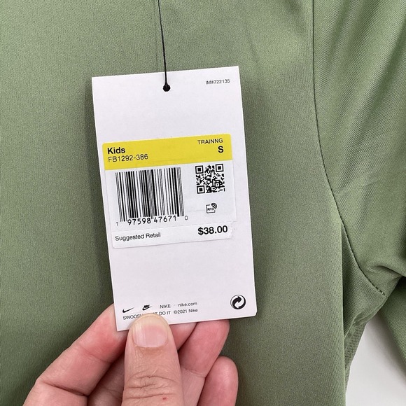 Boys Nike Short Sleeved Dri-Fit Performance Training Tee Small - Picture 4 of 7